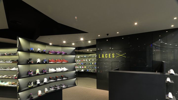 LACES Shoe鞋店展柜设计(图1)